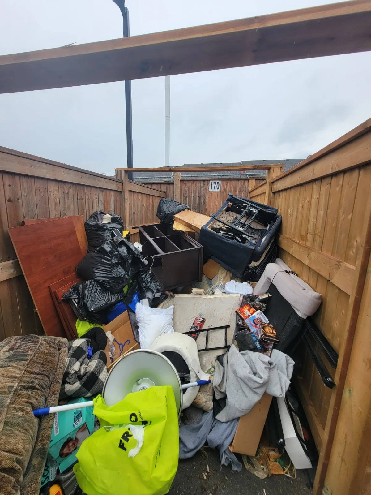 Before — Oshawa Ilegal Dumping in Oshawa