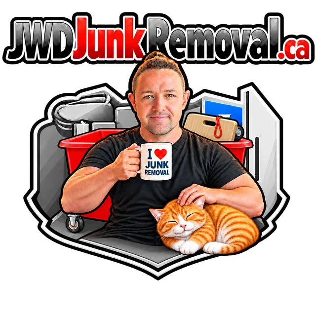 Original J.W.D. Junk Removal shield logo